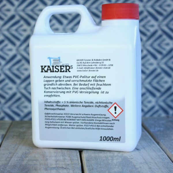 Kaiser’s PVC-Politur für Kunststoff