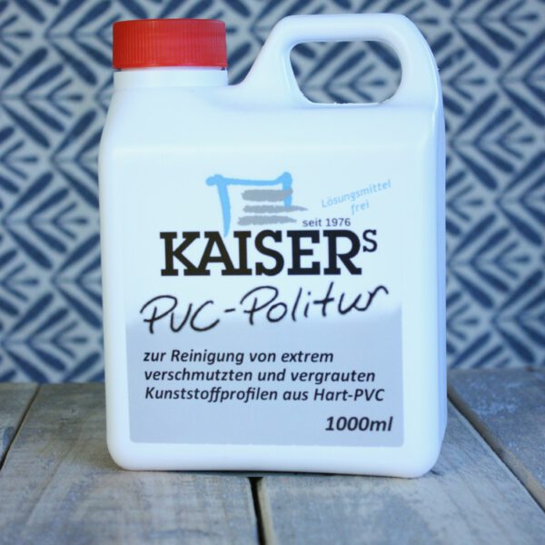 Kaiser’s PVC-Politur für Kunststoff